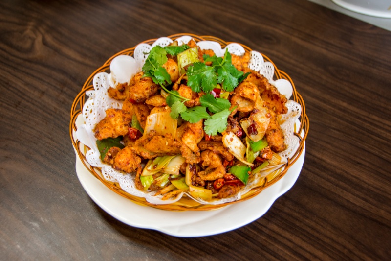 l11. hot dry pepper fish filet 香辣鱼片 <img title='Spicy & Hot' align='absmiddle' src='/css/spicy.png' /> <img title='Spicy & Hot' align='absmiddle' src='/css/spicy.png' /> <img title='Spicy & Hot' align='absmiddle' src='/css/spicy.png' />
